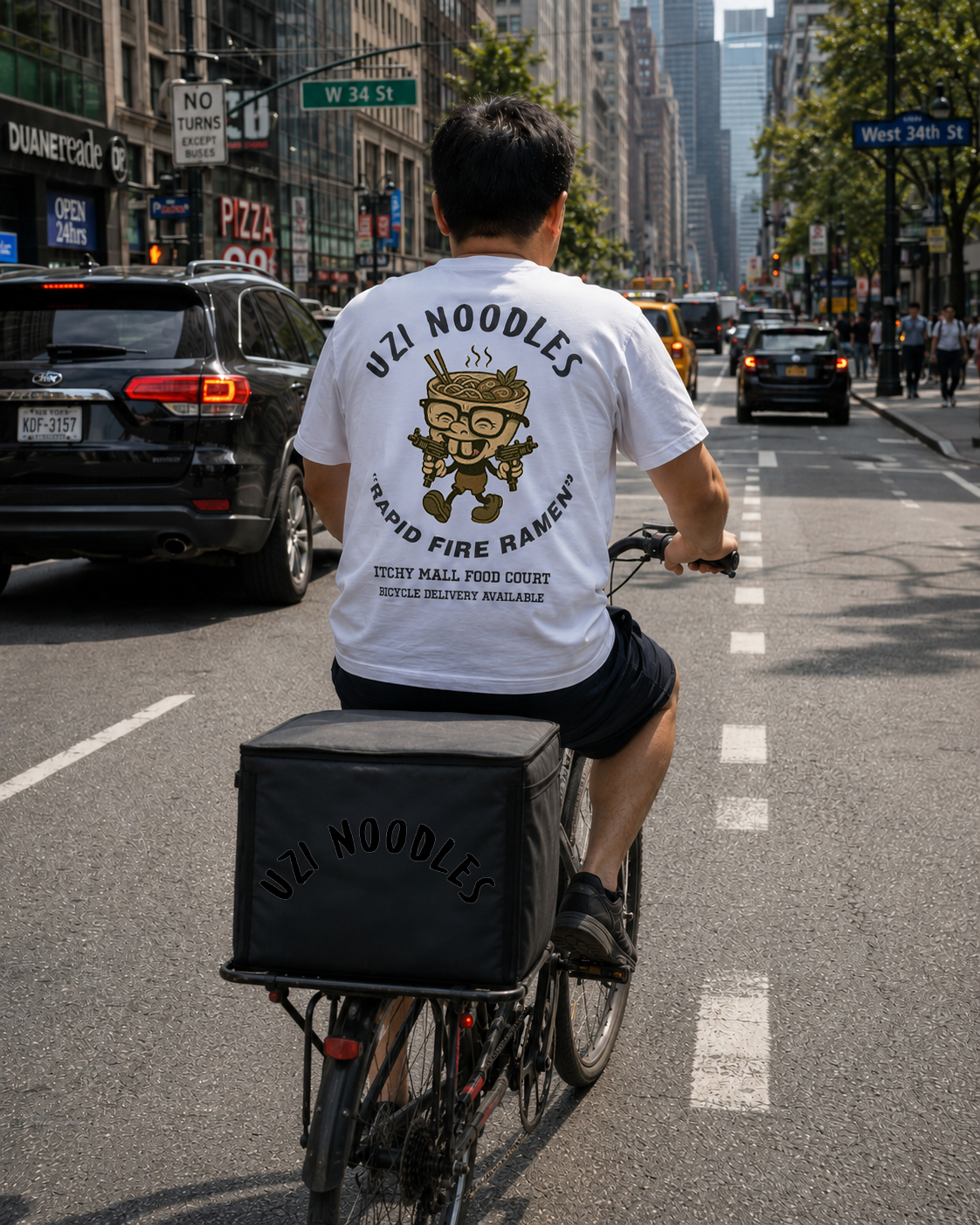 Uzi Noodles Bike Delivery